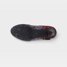 L'Artiste Mazie shoes in Bordeaux Multi, outsole view