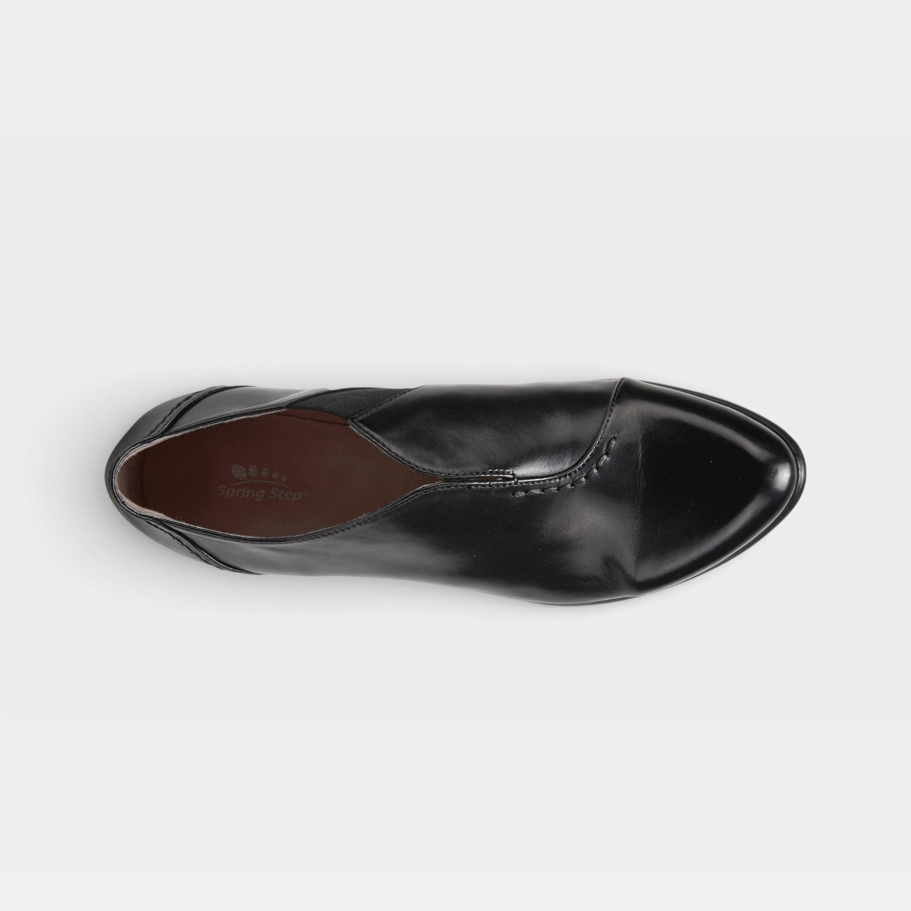Spring Step Melbourne Black Slip-On Shoe