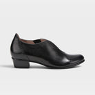 Spring Step Melbourne Black Slip-On Shoe