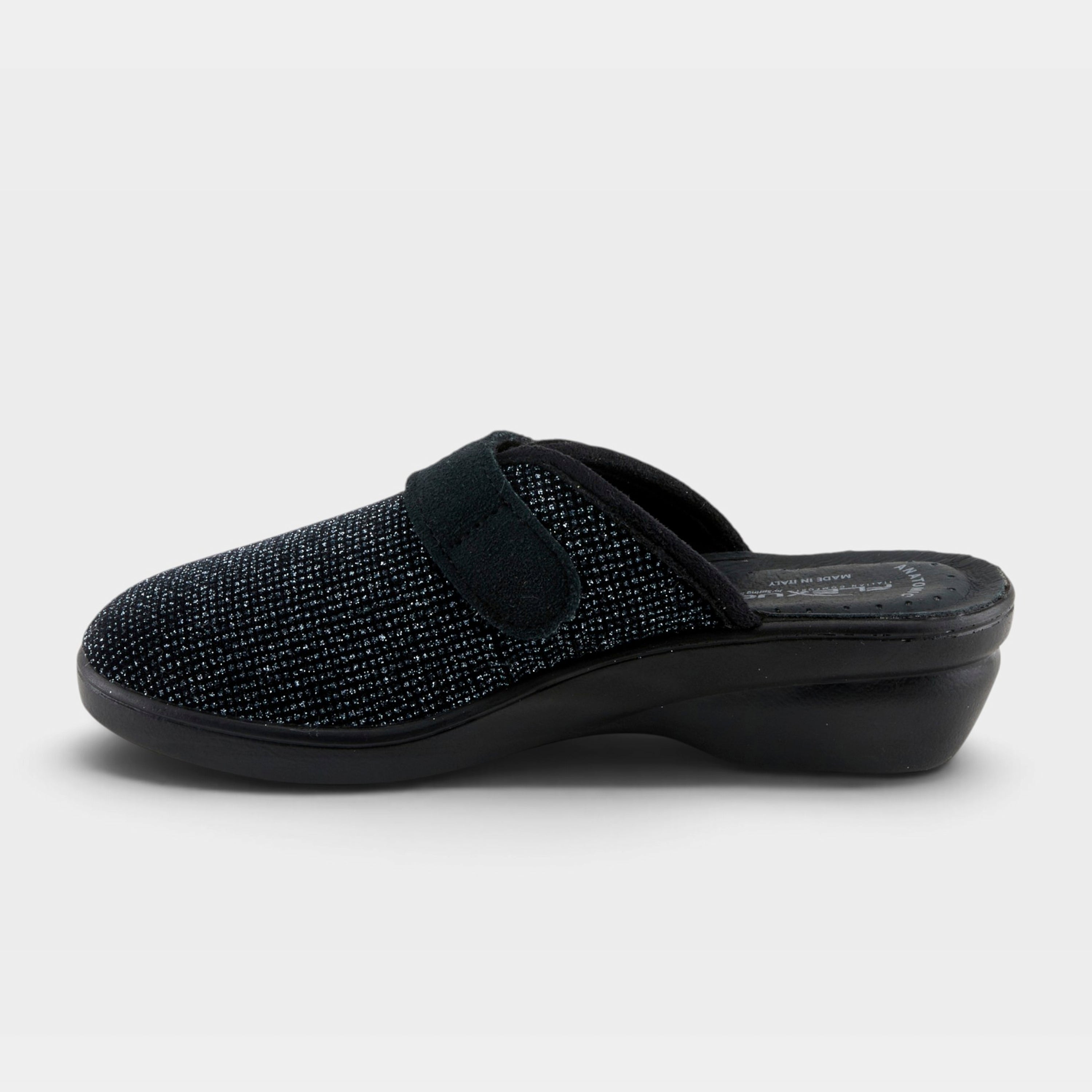 Flexus Merula-Sparkle Black Slipper