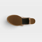 L'Artiste Milemarker sandal in Beige Multi, outsole view