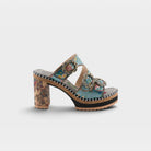 L'Artiste Milemarker sandal in Blue Multi, hero view