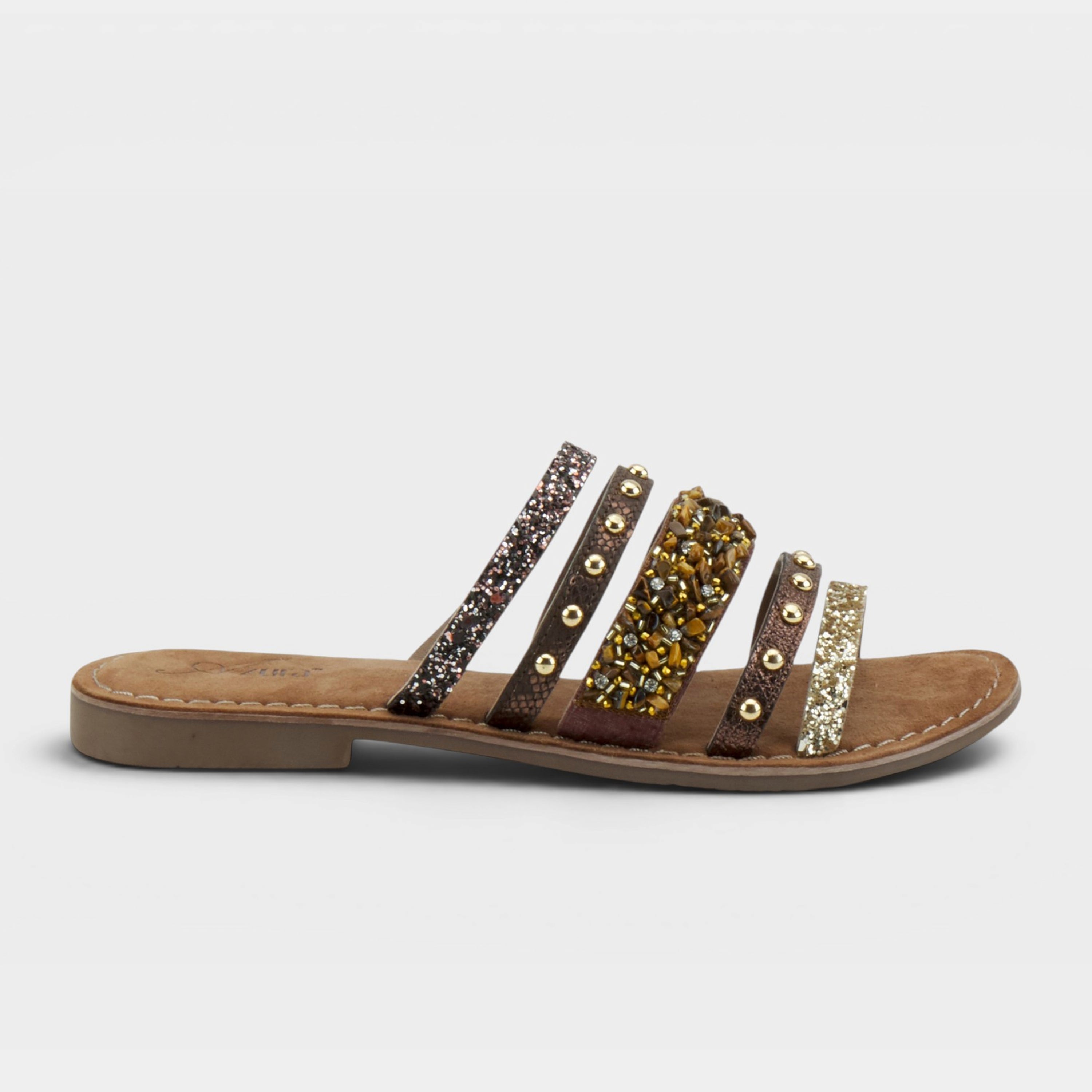 Azura Minerals Brown Multi Sandal