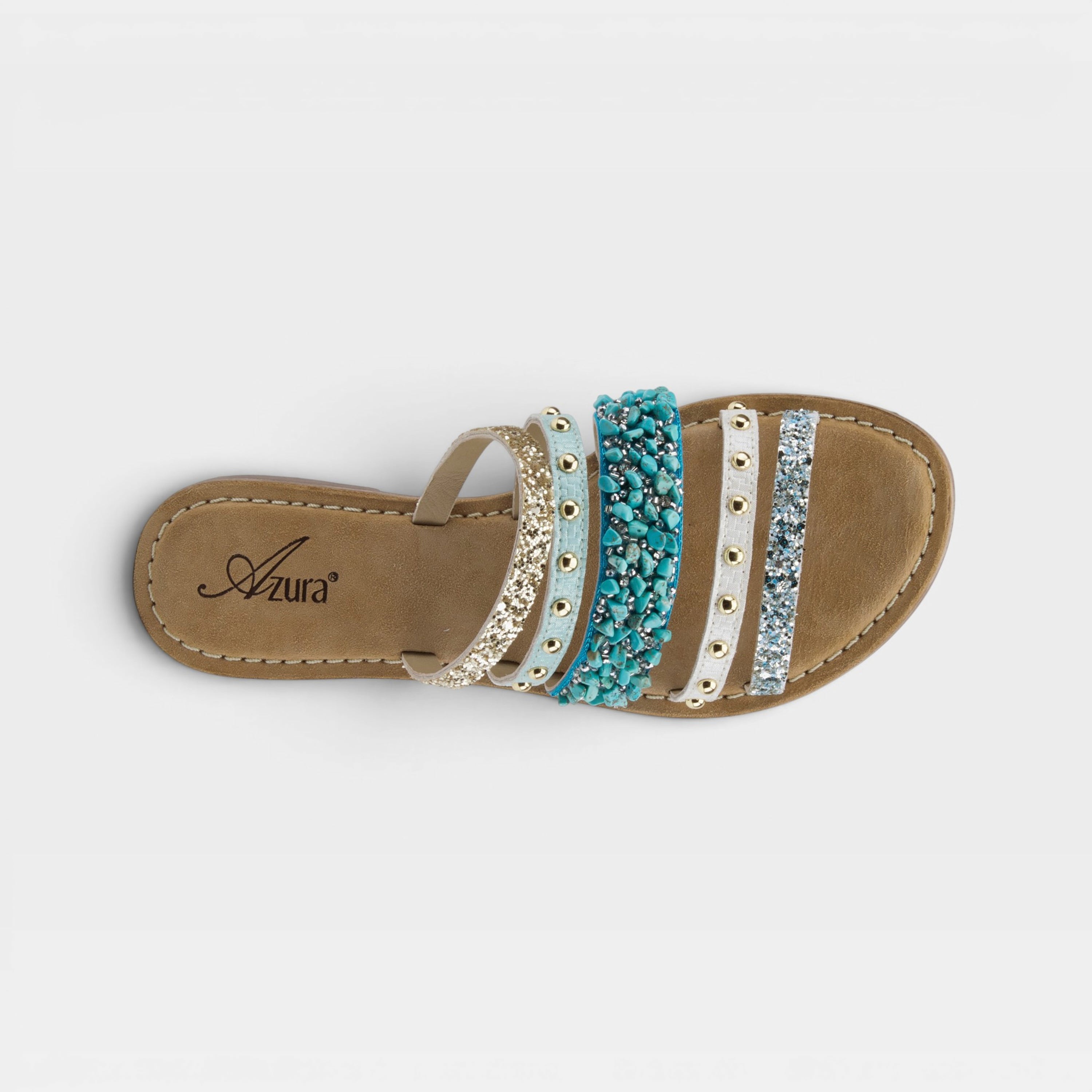 Azura Minerals Turquoise Multi Sandal
