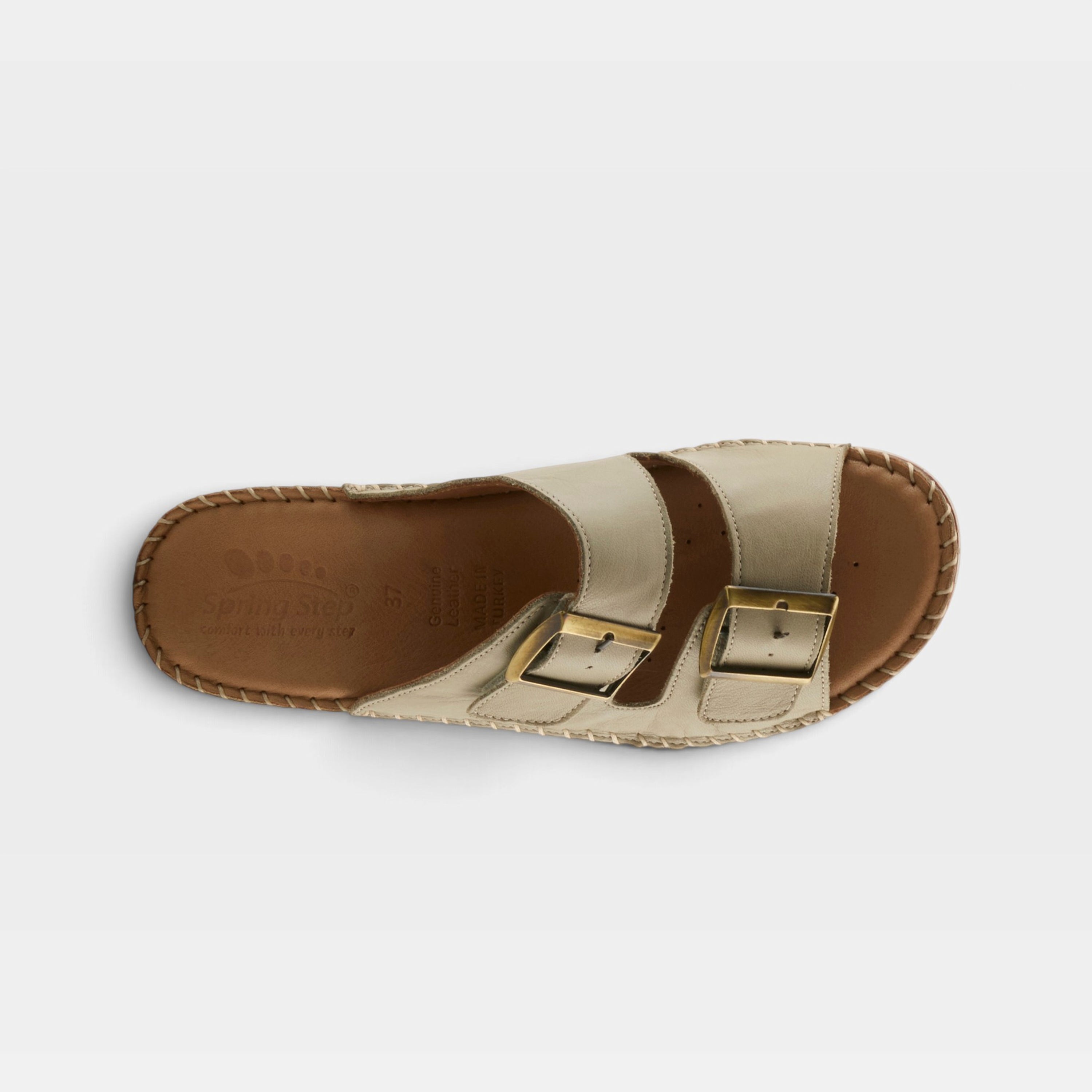 Spring Step Minisia Olive Green Wedge Sandal