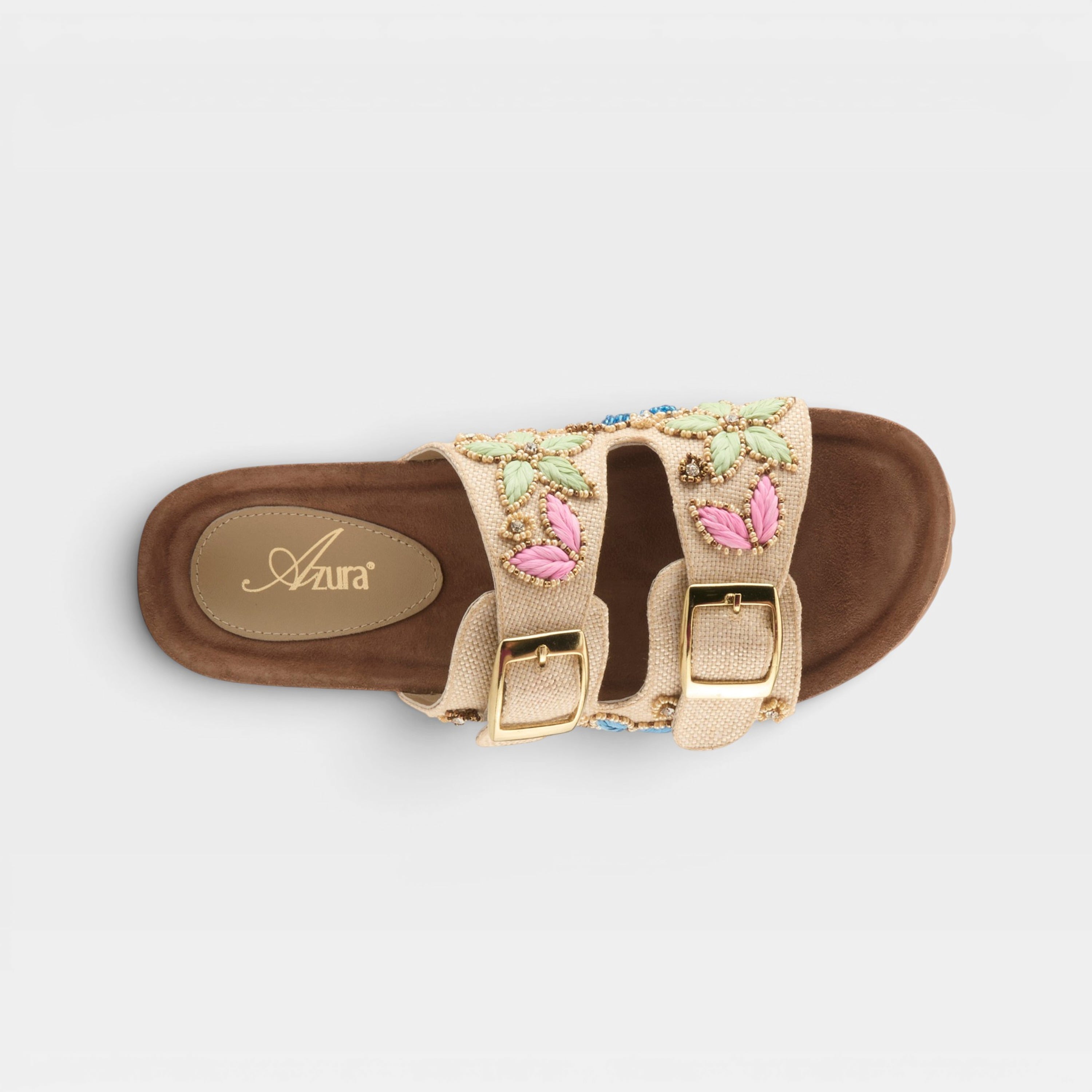 Azura Miraflores Beige Multi Sandal