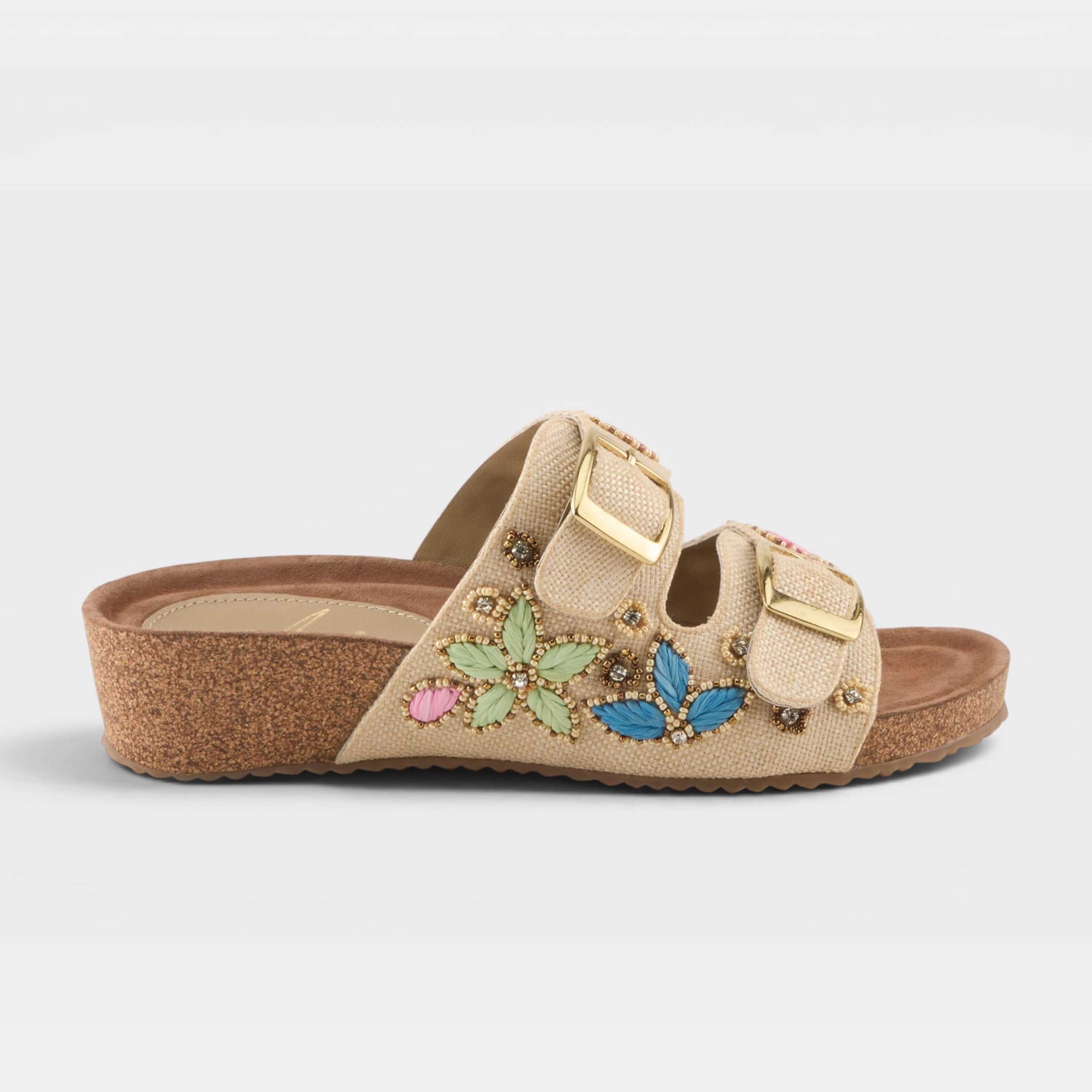 Azura Miraflores Beige Multi Sandal