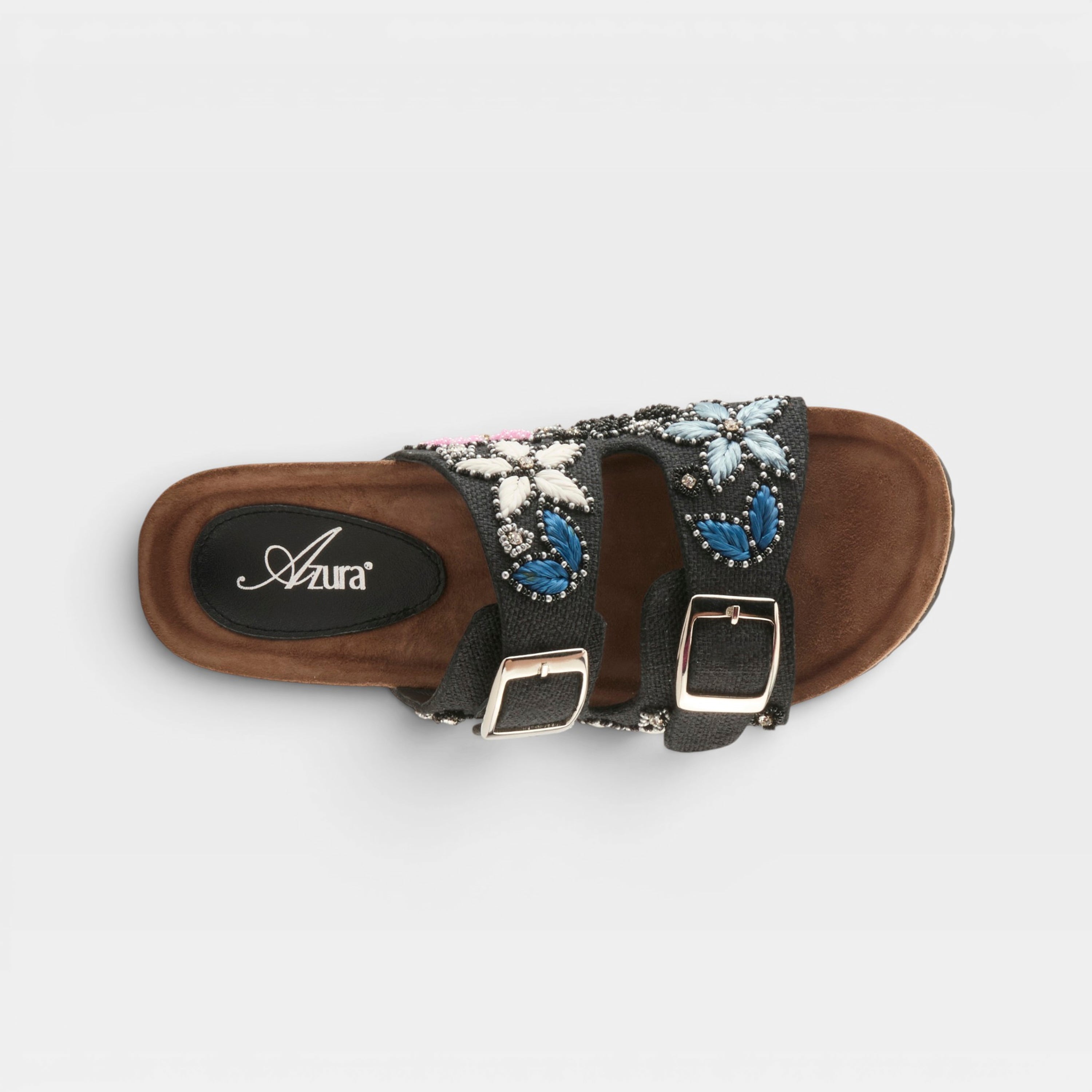 Azura Miraflores Black Multi Sandal