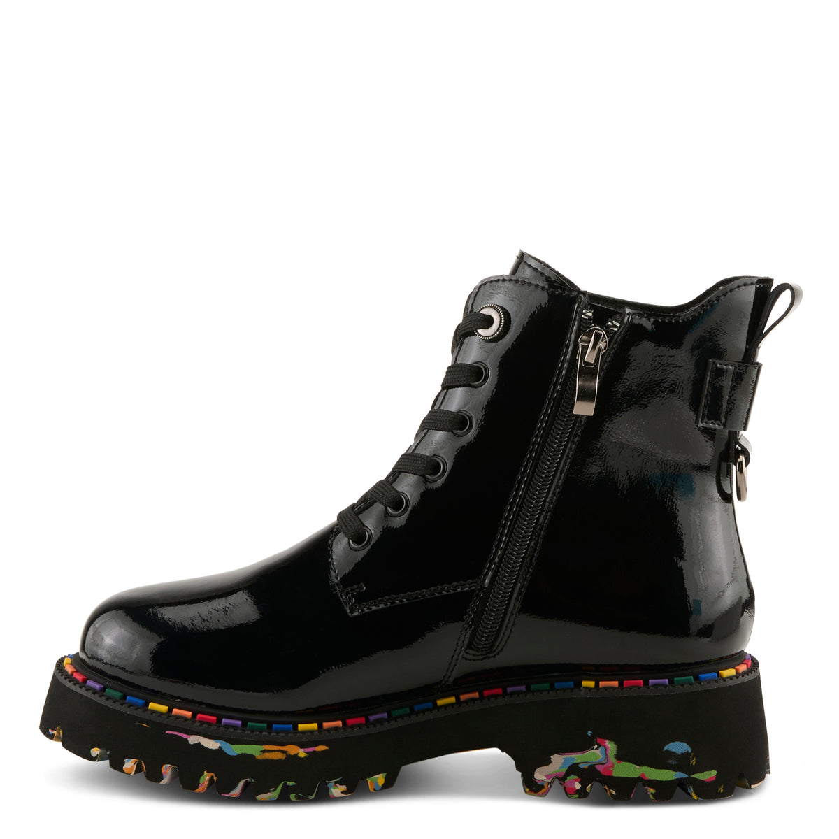 Spring Step SPRING STEP MISTIQUE BOOTS boot in black patent with comfortable everyday design