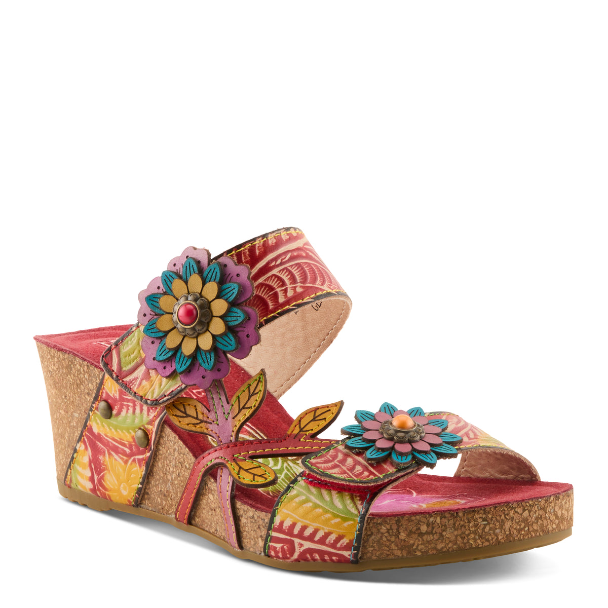 Spring Step Shoes L L’Artiste Abreeze Floral Strappy Sandals. main image 2