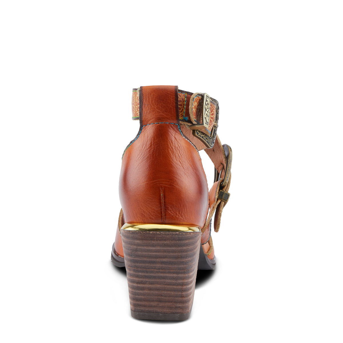 L'Artiste L'ARTISTE MODELISTA SHOES shoe in camel multi with handcrafted leather design