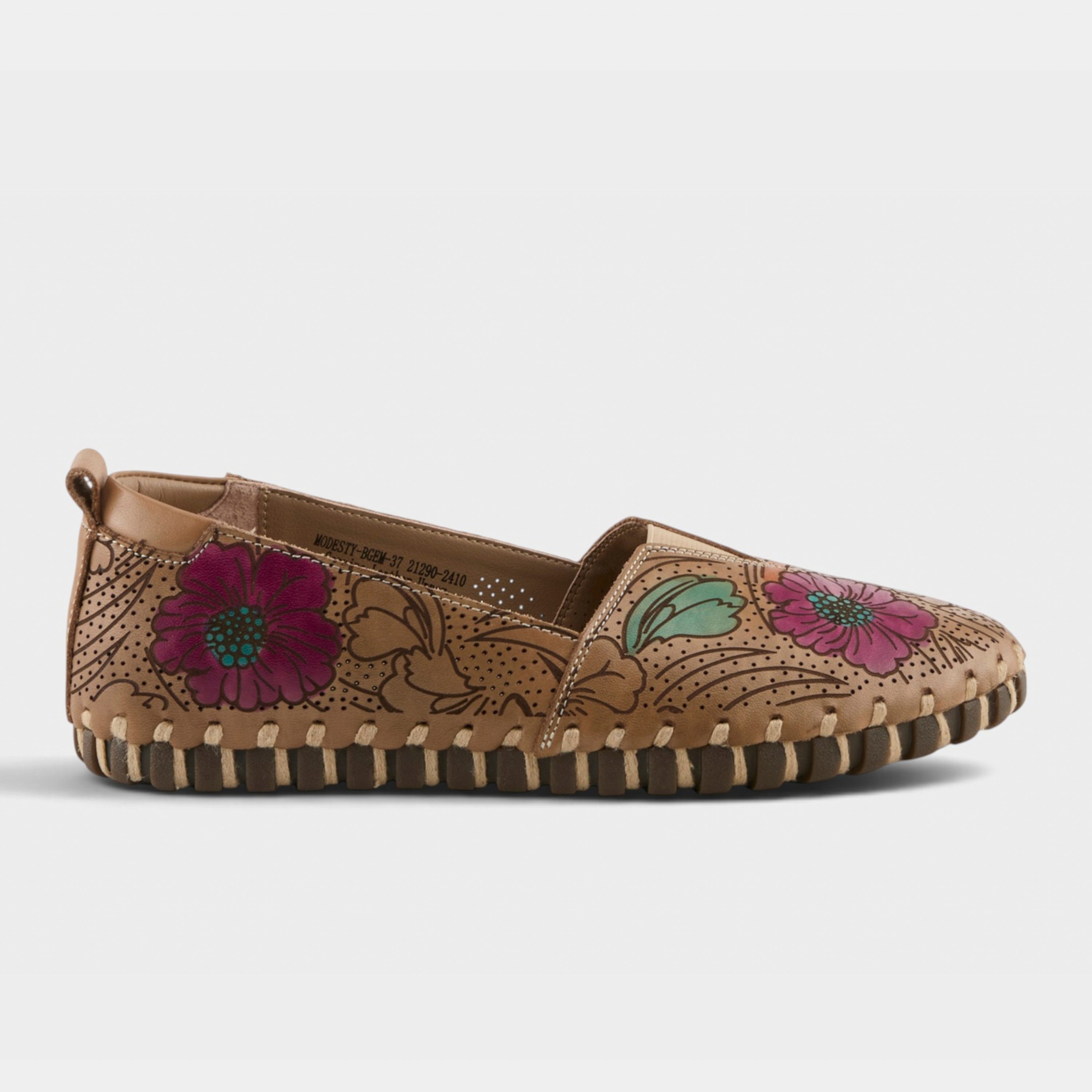 L'Artiste Modesty shoes in Beige Multi, hero view