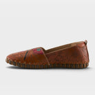 L'Artiste Modesty shoes in Camel Multi, side view