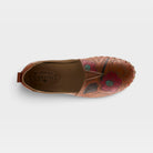 L'Artiste Modesty shoes in Camel Multi, top view