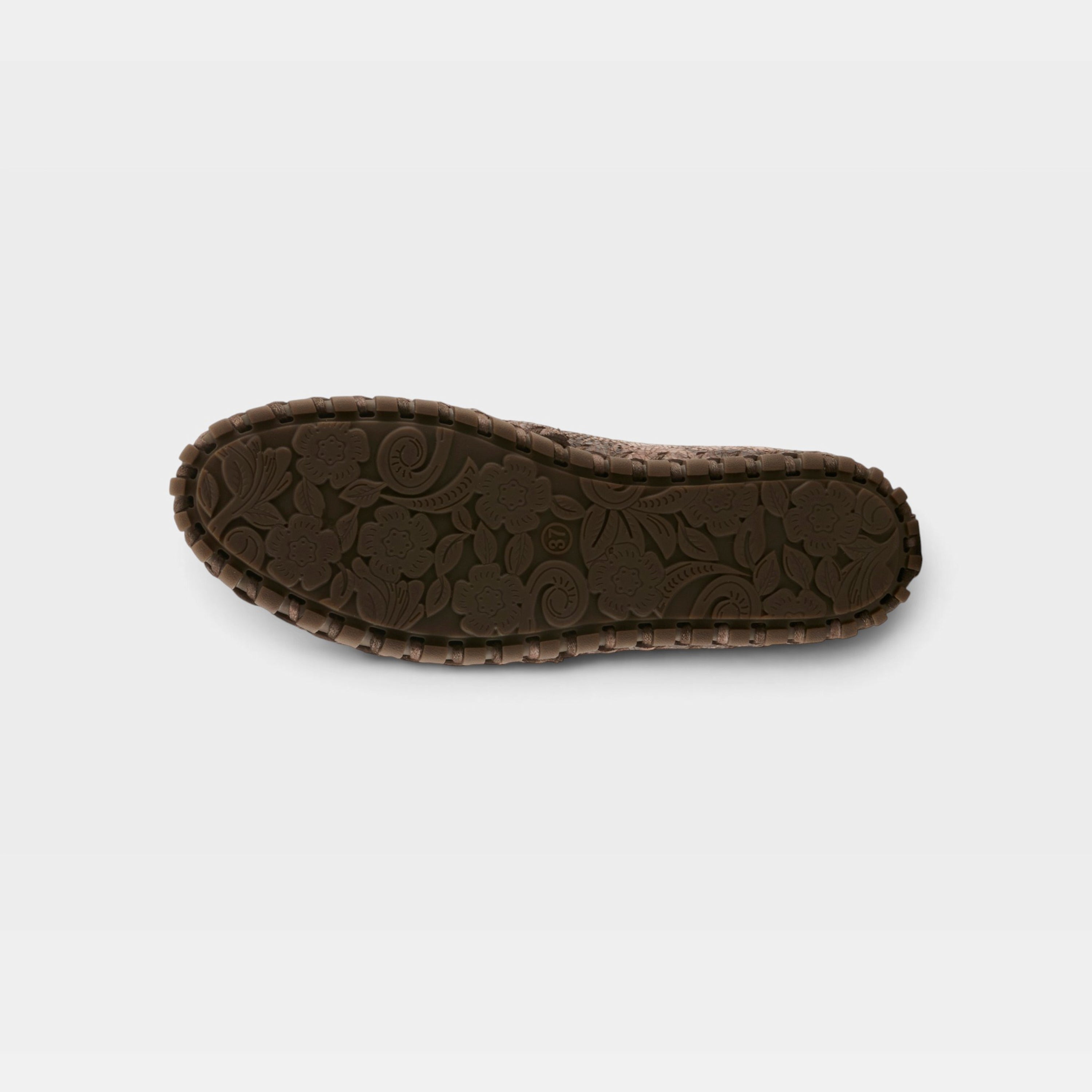 L'Artiste Modesty-Flow shoes in Brown Multi, outsole view