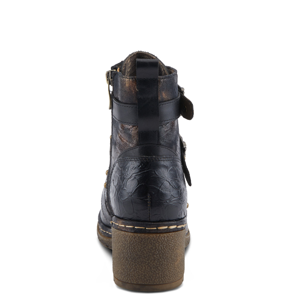 L'Artiste L'ARTISTE MOONLIT BOOTS boot in black multi with handcrafted leather design