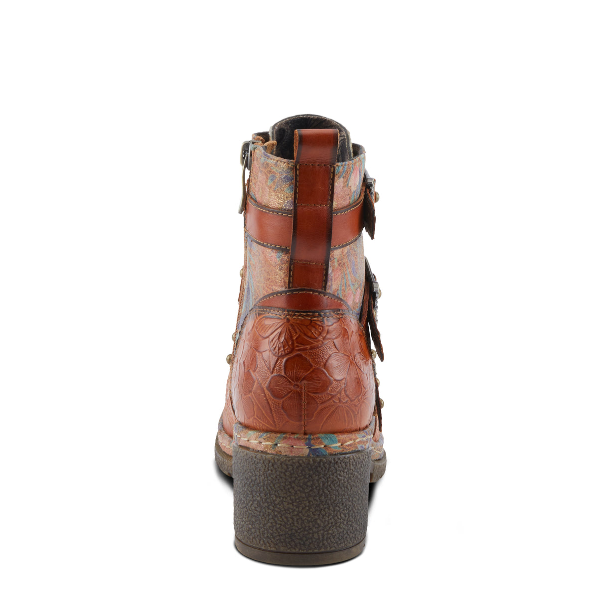 L'Artiste L'ARTISTE MOONLIT BOOTS boot in camel multi with handcrafted leather design