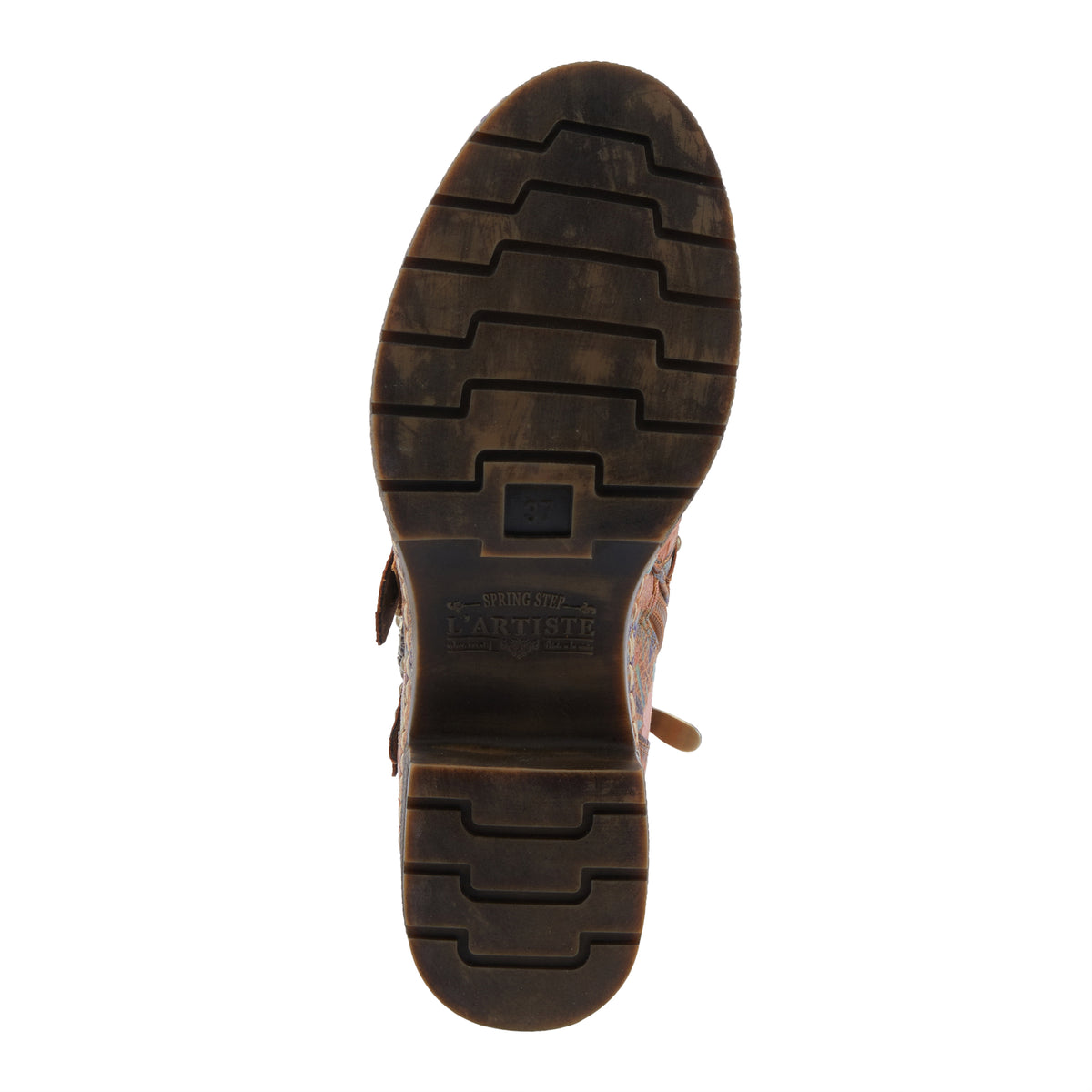 L'Artiste L'ARTISTE MOONLIT BOOTS boot in camel multi with handcrafted leather design
