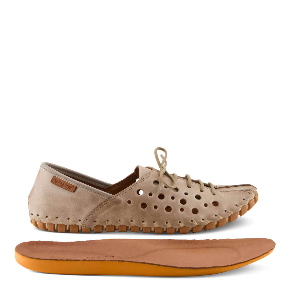 Spring Step SPRING STEP MOONWALK SHOE shoe in yellow with comfortable everyday design