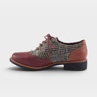 L'Artiste Muggiasti shoes in Bordeaux Multi, side view