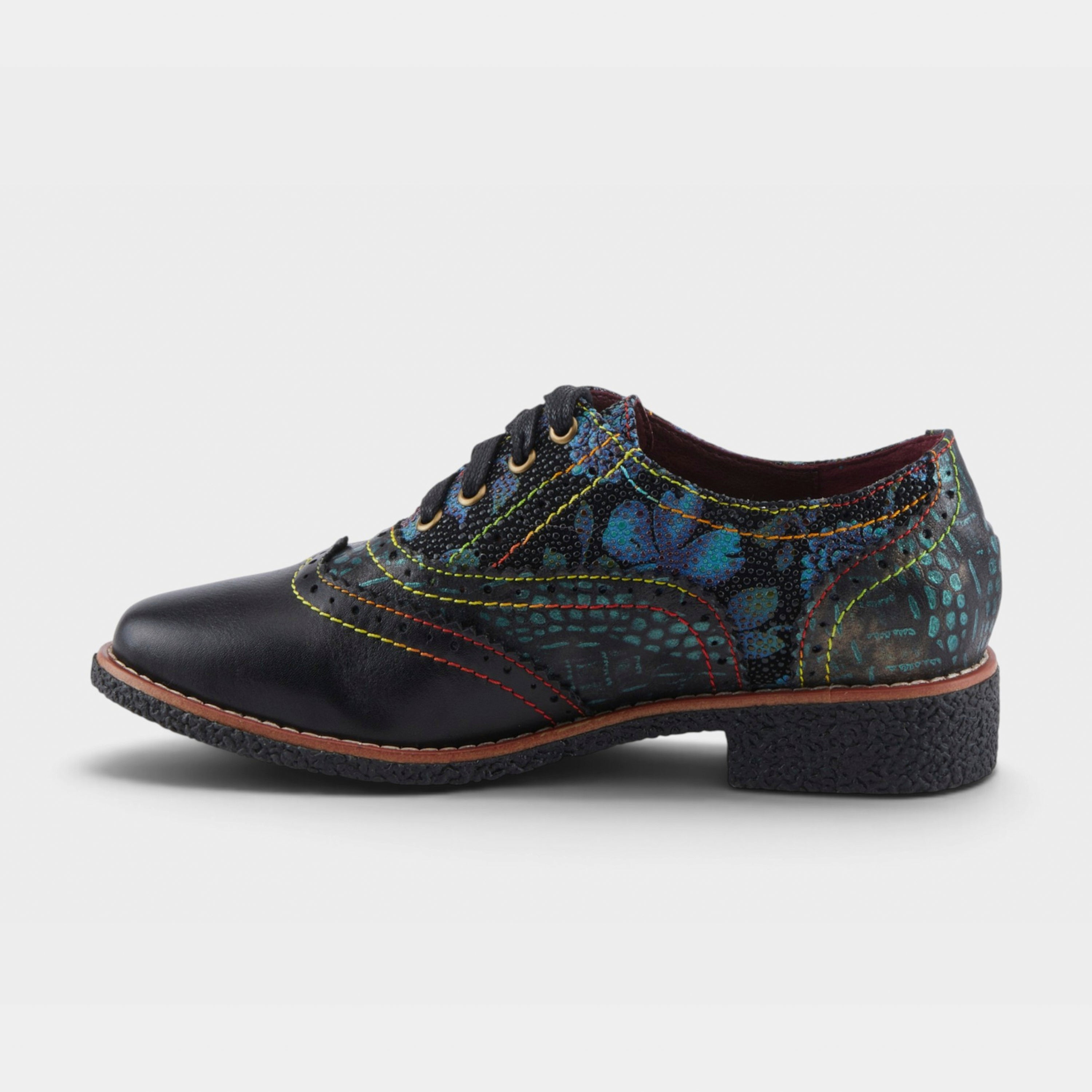 L'Artiste Muggiasti-Dot shoes in Black Multi, side view