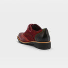 L'Artiste Muggiasti shoes in Red Multi, alternate angle view