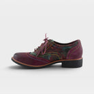 L'Artiste Muggiasti-Vinty shoes in Bordeaux Multi, side view