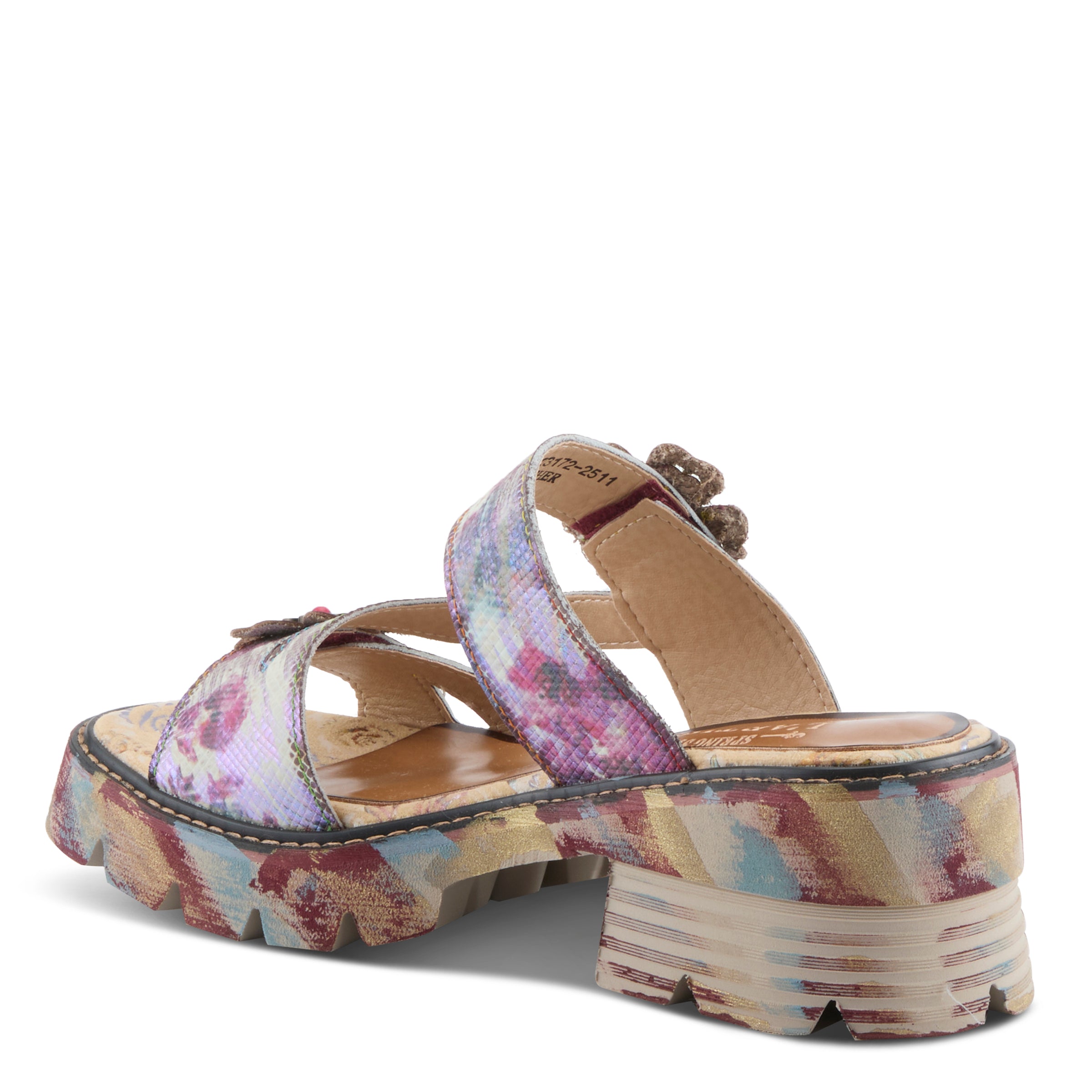 L'Artiste Myrina Platform Chunky Sandals - Spring Step Shoes