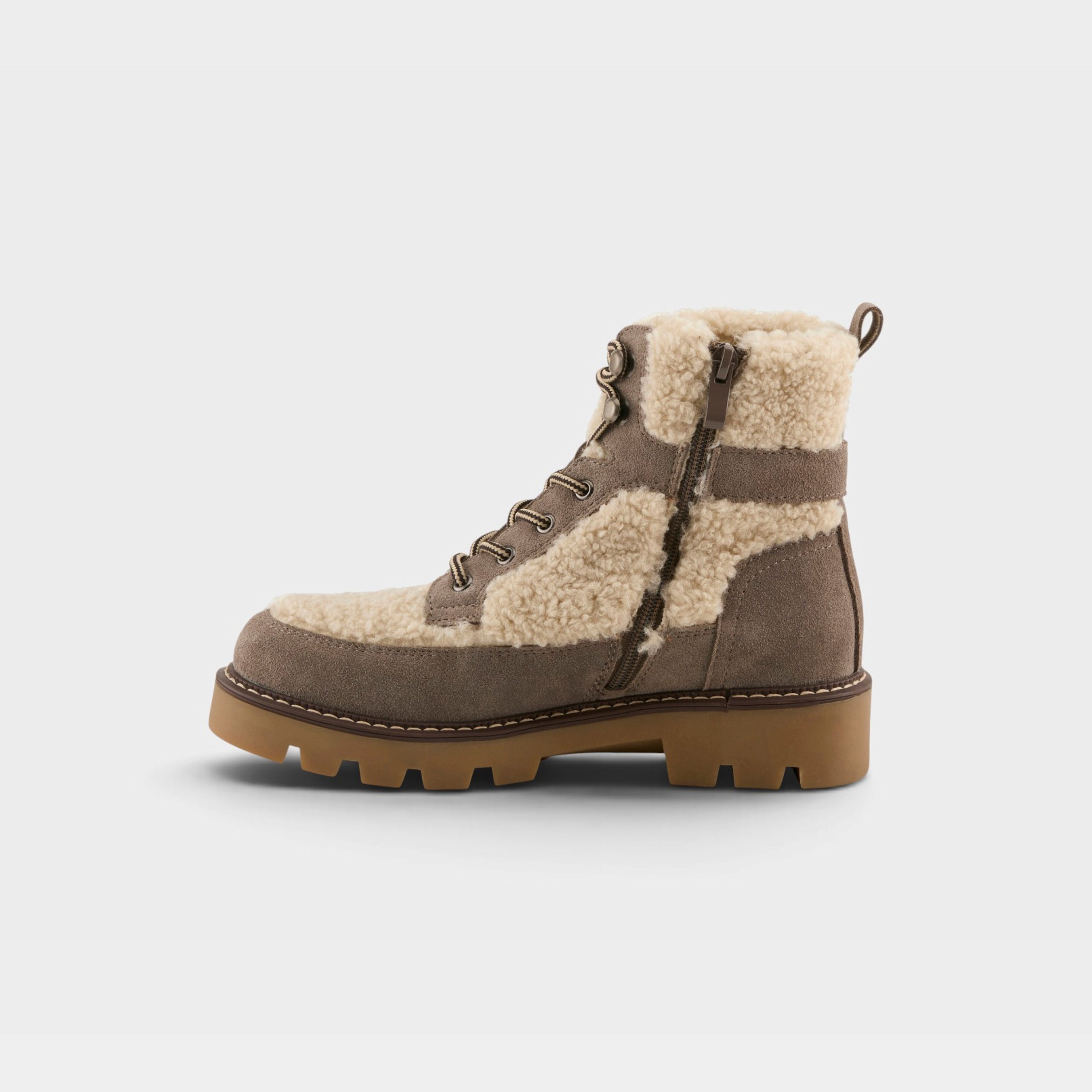 Spring Step Namiko Taupe Multi Suede Boot