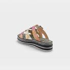L'Artiste Naomi-Monarch sandals in Tan Multi, alternate angle view