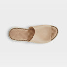 Spring Step Nappa Beige Slide Sandal