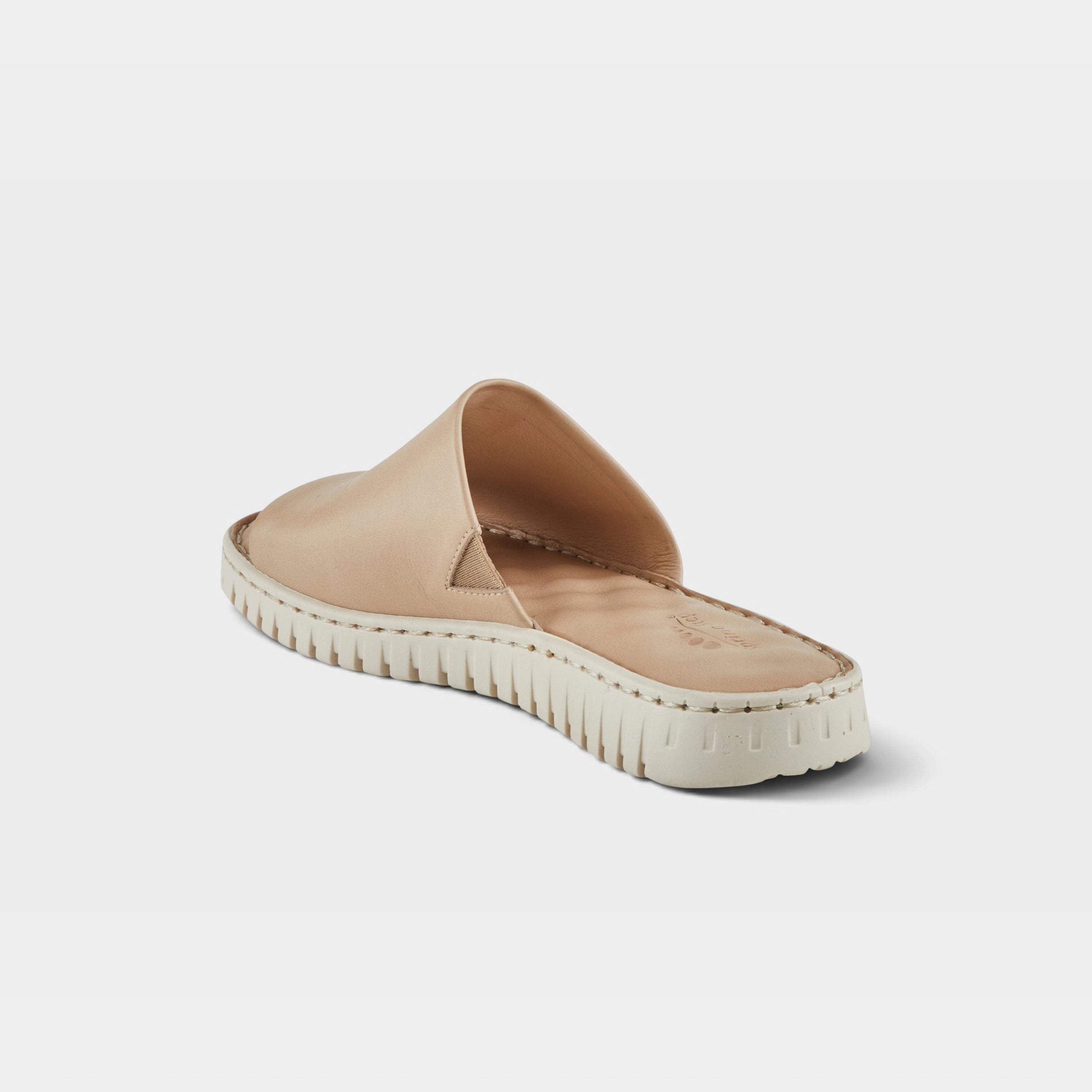 Spring Step Nappa Beige Slide Sandal