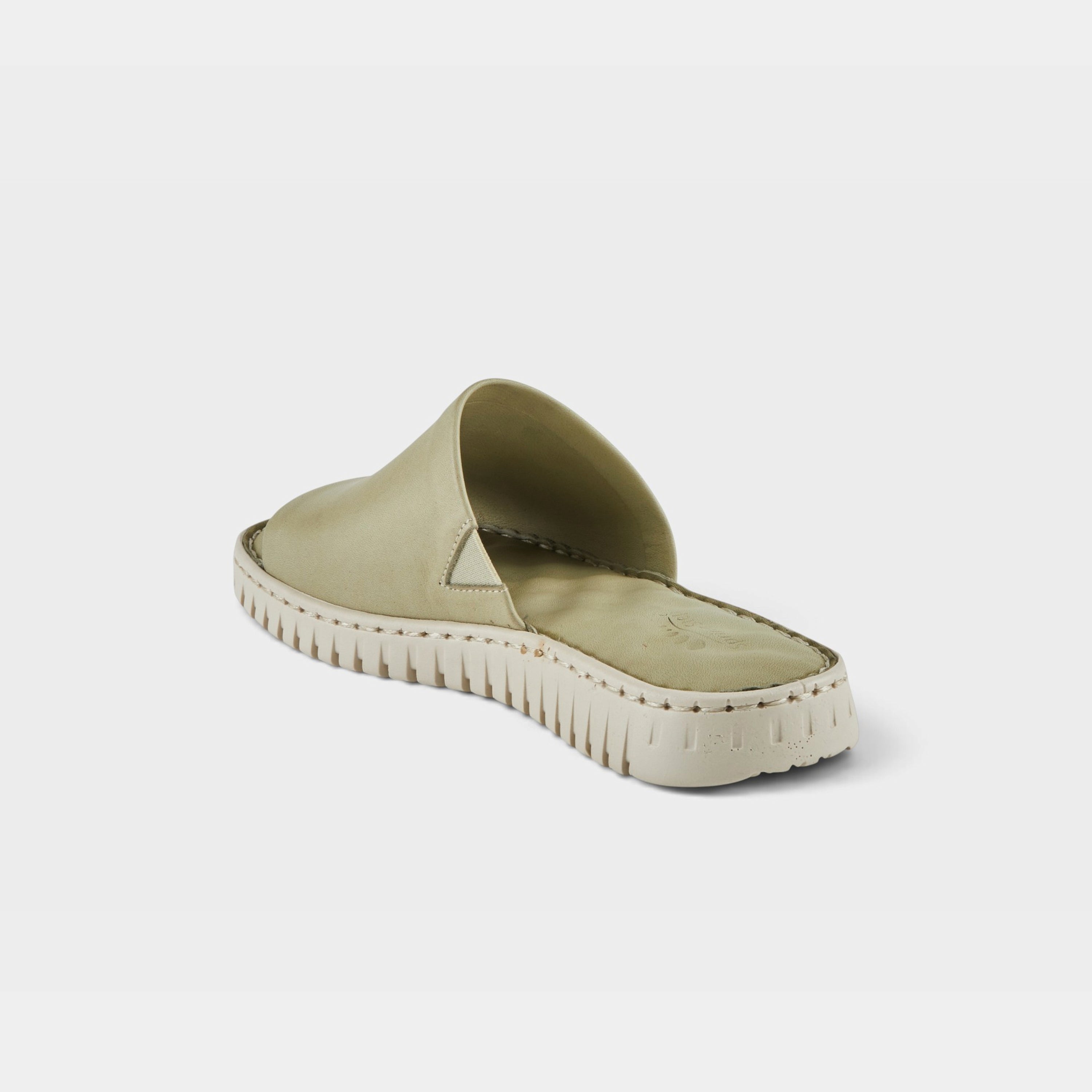Spring Step Nappa Olive Green Slide Sandal