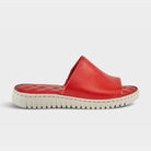 Spring Step Nappa Red Slide Sandal