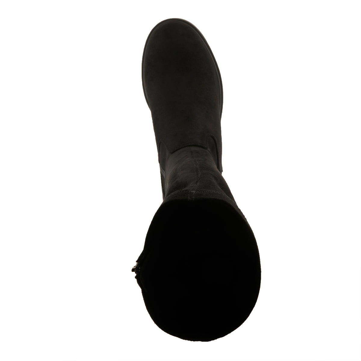 BLACK FAUX SUEDE