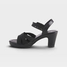 Patrizia Neesa Stretch Black Sandal