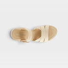 Patrizia Neesa Stretch Beige Sandal