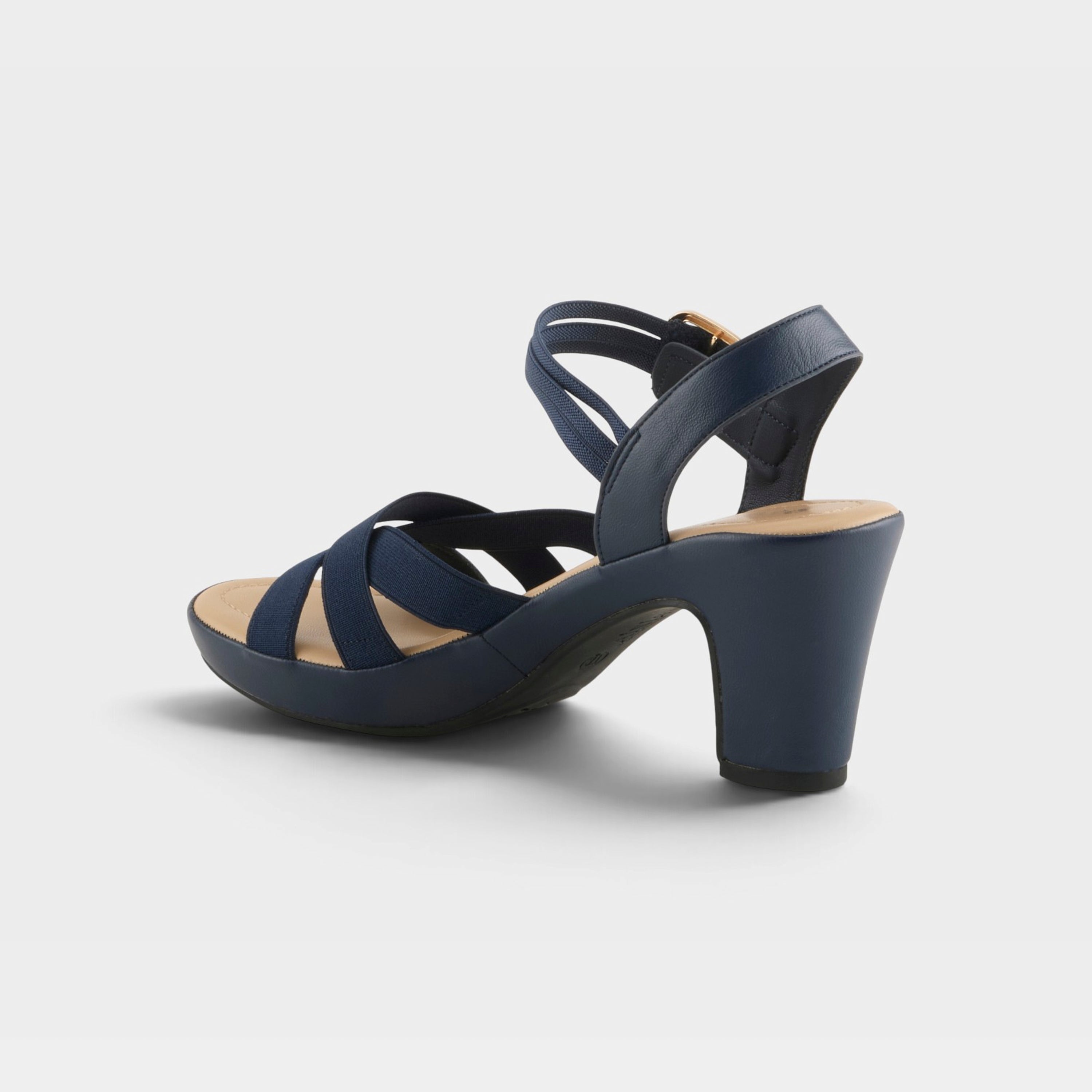 Patrizia Neesa Stretch Navy Sandal