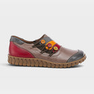 Spring Step Neeta Grey Multi Slip-On Shoe
