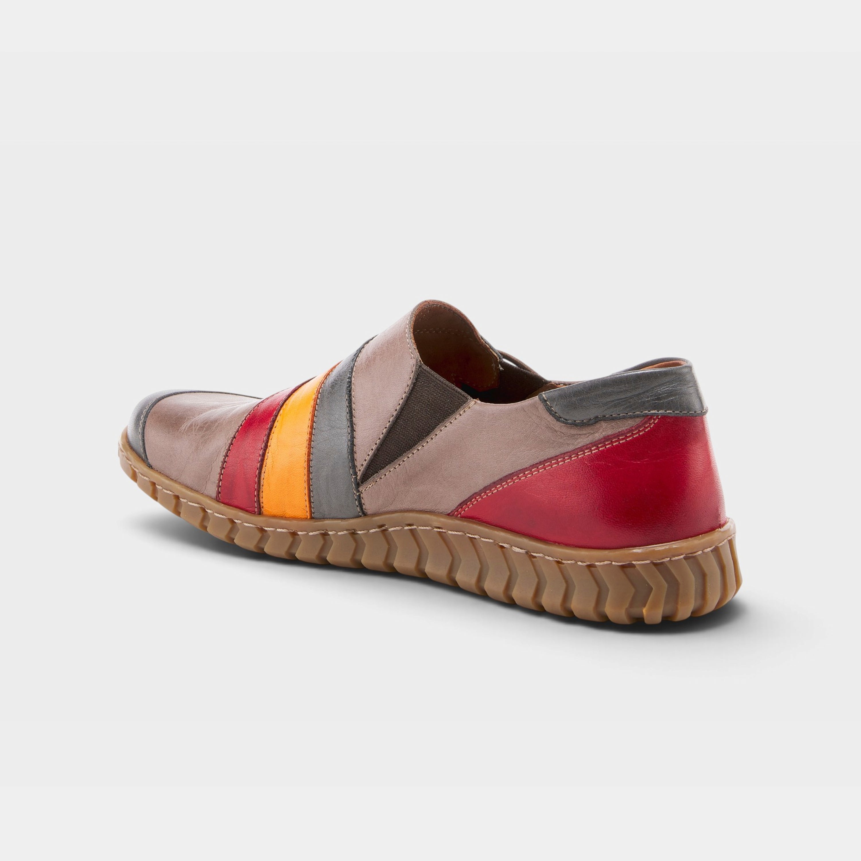 Spring Step Neeta Grey Multi Slip-On Shoe