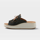 Spring Step Nevelle Black Slide Sandal