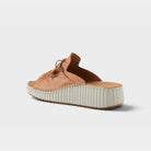Spring Step Nevelle Camel Slide Sandal