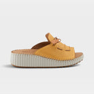 Spring Step Nevelle Yellow Slide Sandal