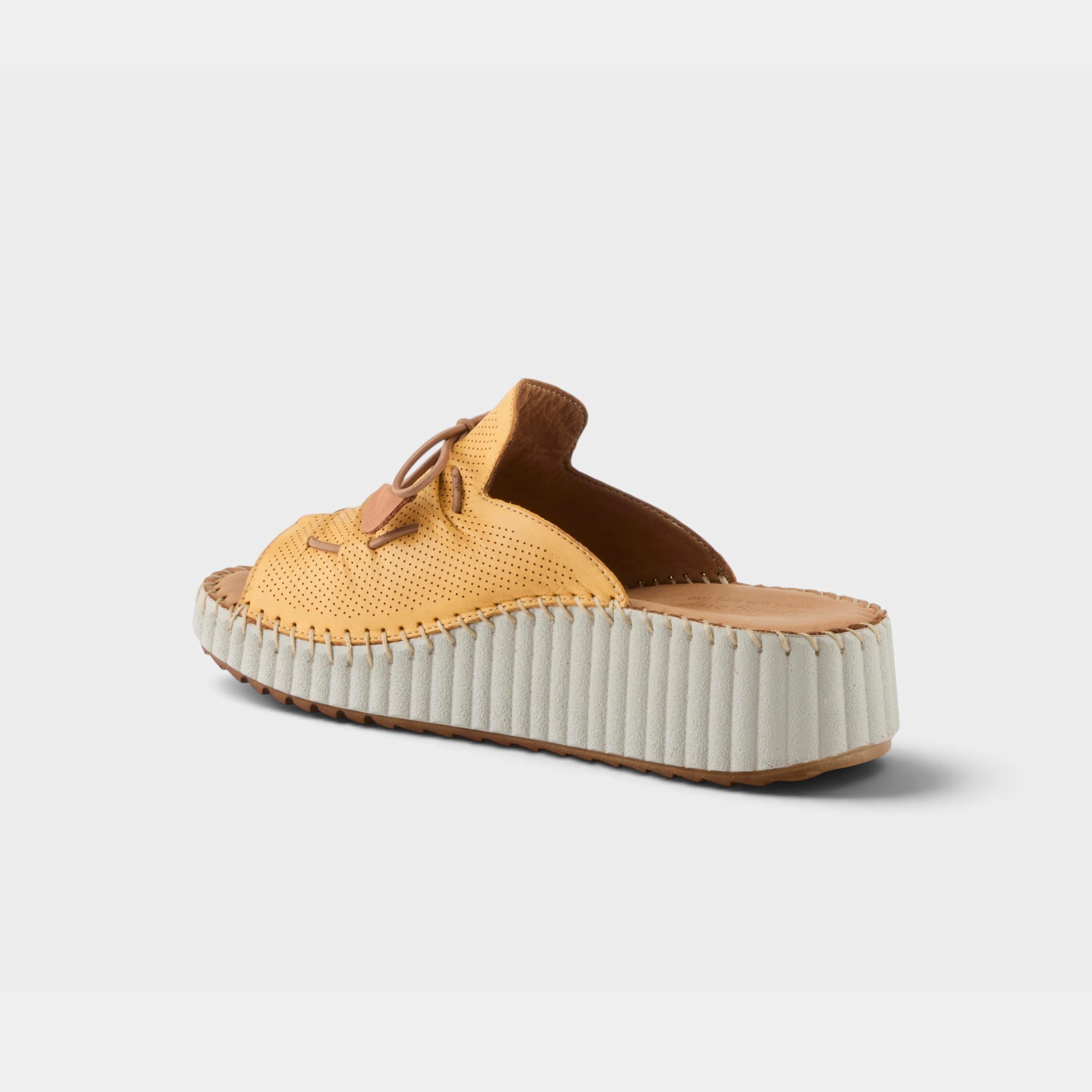 Spring Step Nevelle Yellow Slide Sandal