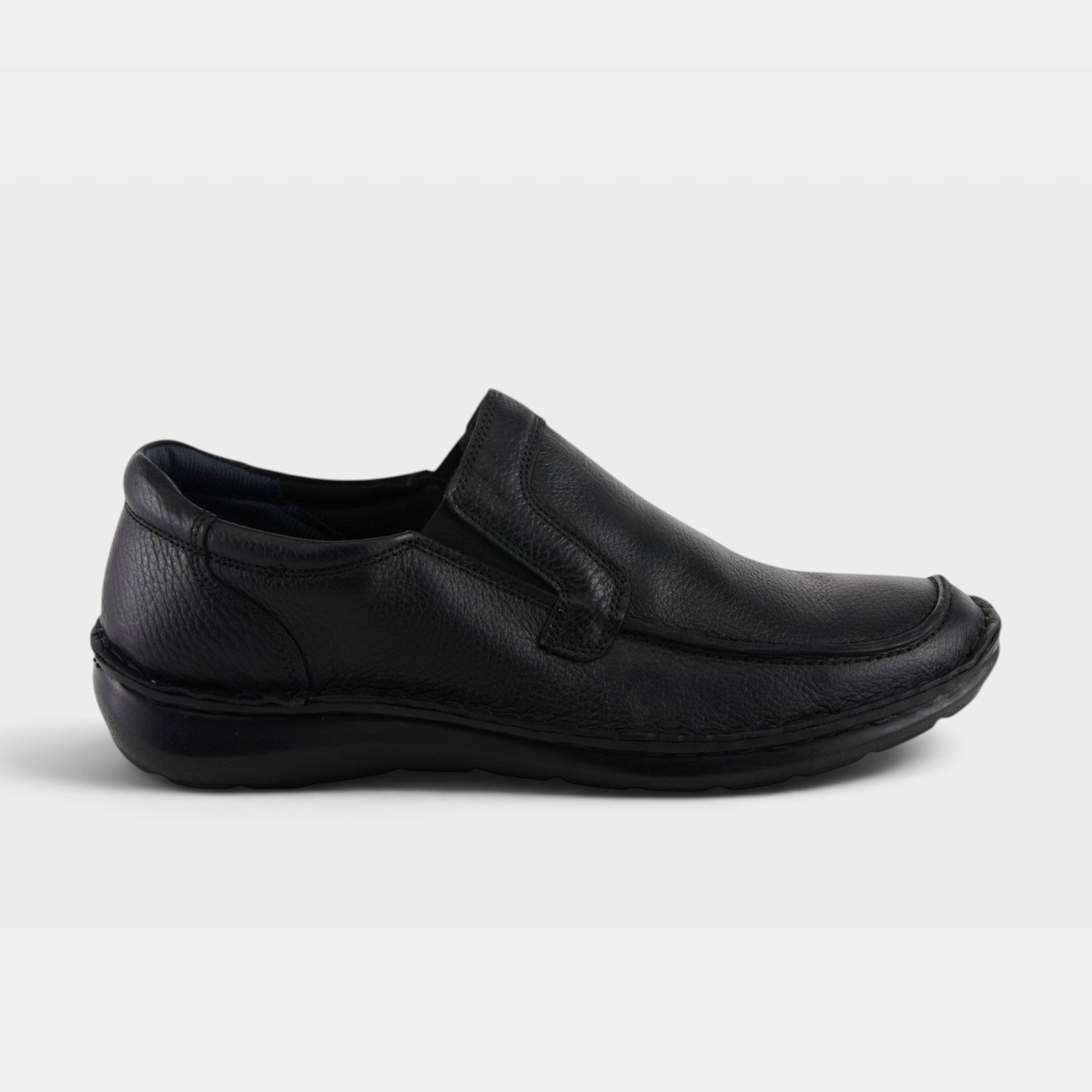 Spring Step Men Niccolo Black Slip-On Shoe