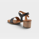 Spring Step Nifona Black Strappy Dress Sandal