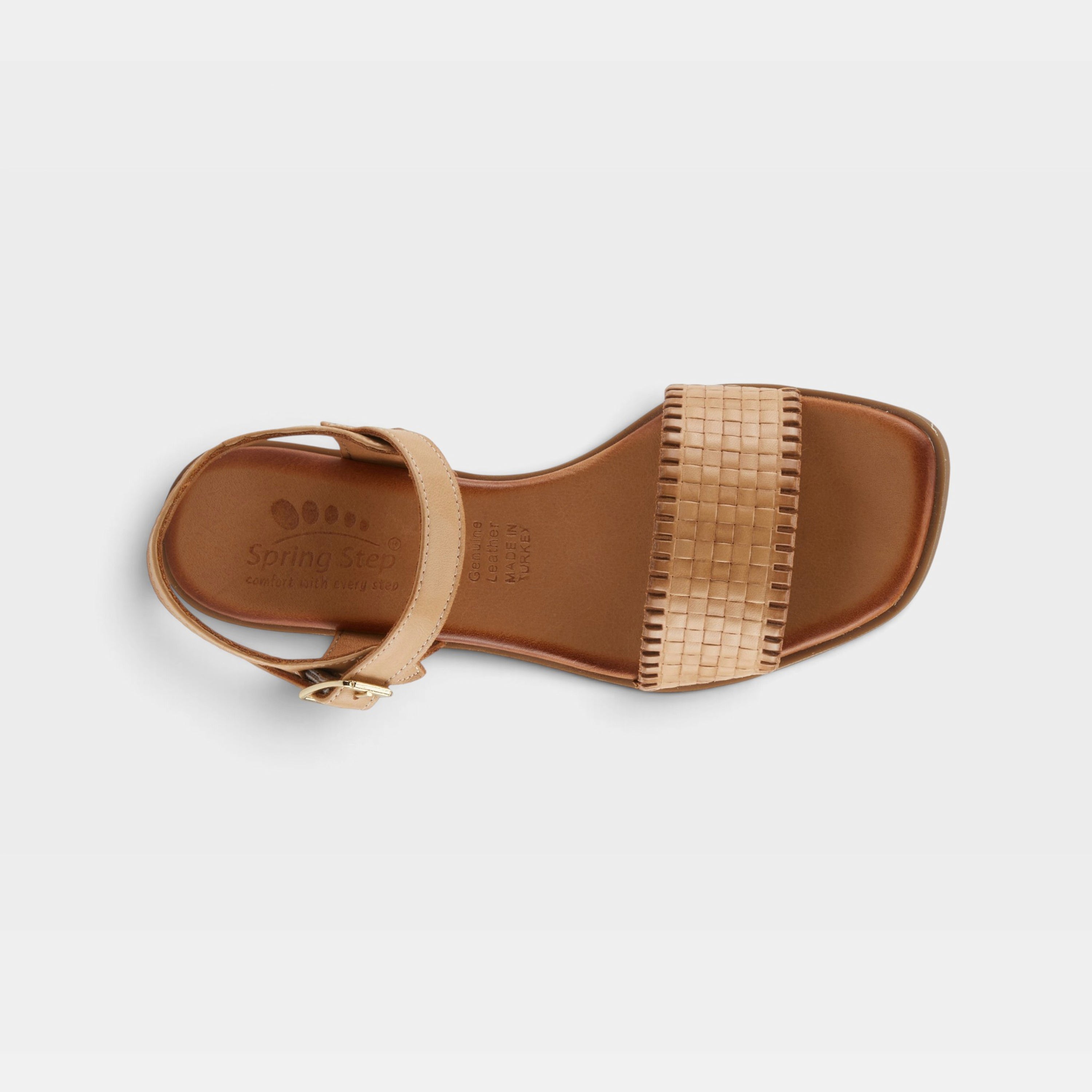 Spring Step Nifona Tan Strappy Dress Sandal