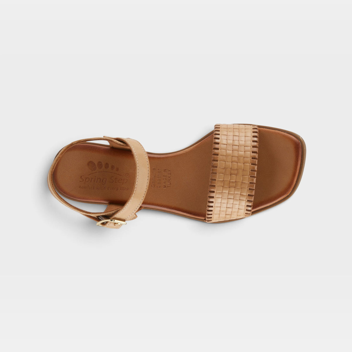 Spring Step Nifona Tan Strappy Dress Sandal