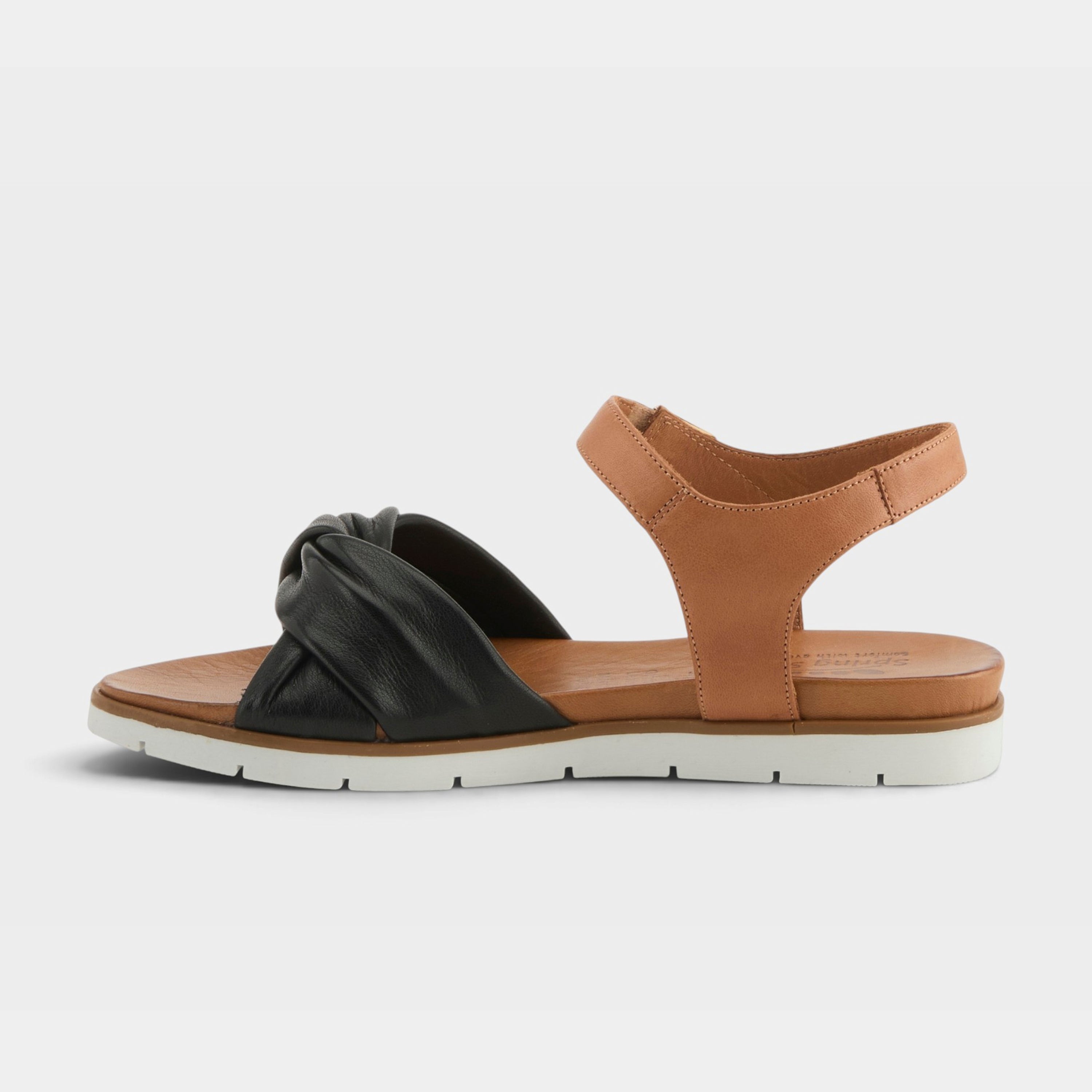Spring Step Nihira Black Multi Flat Sandal