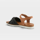 Spring Step Nihira Black Multi Flat Sandal